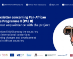 First newsletter concerning Pan-African Statistics Programme II (PAS II) Foto